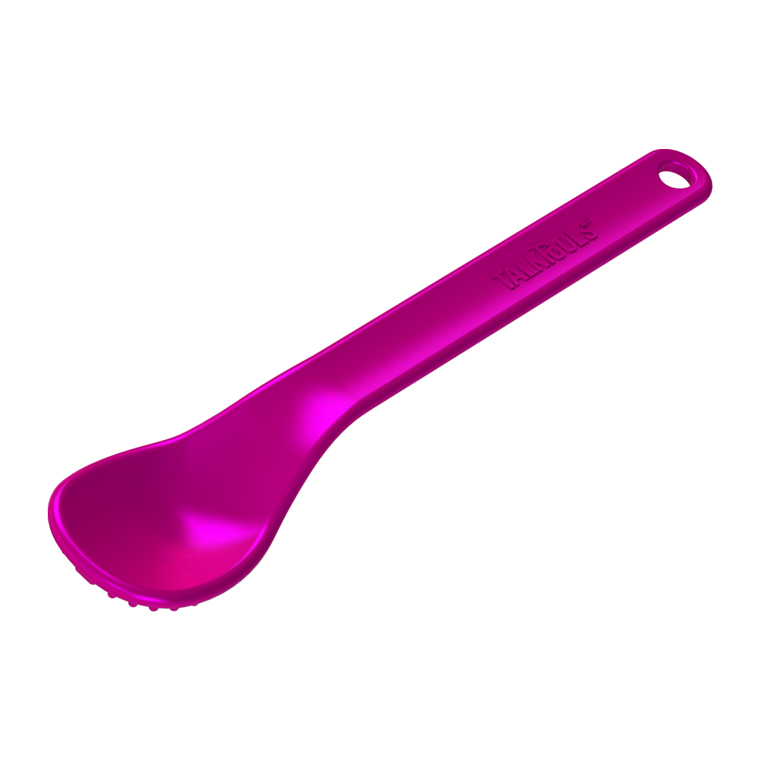 TalkTools® Magenta Spoon - Textured