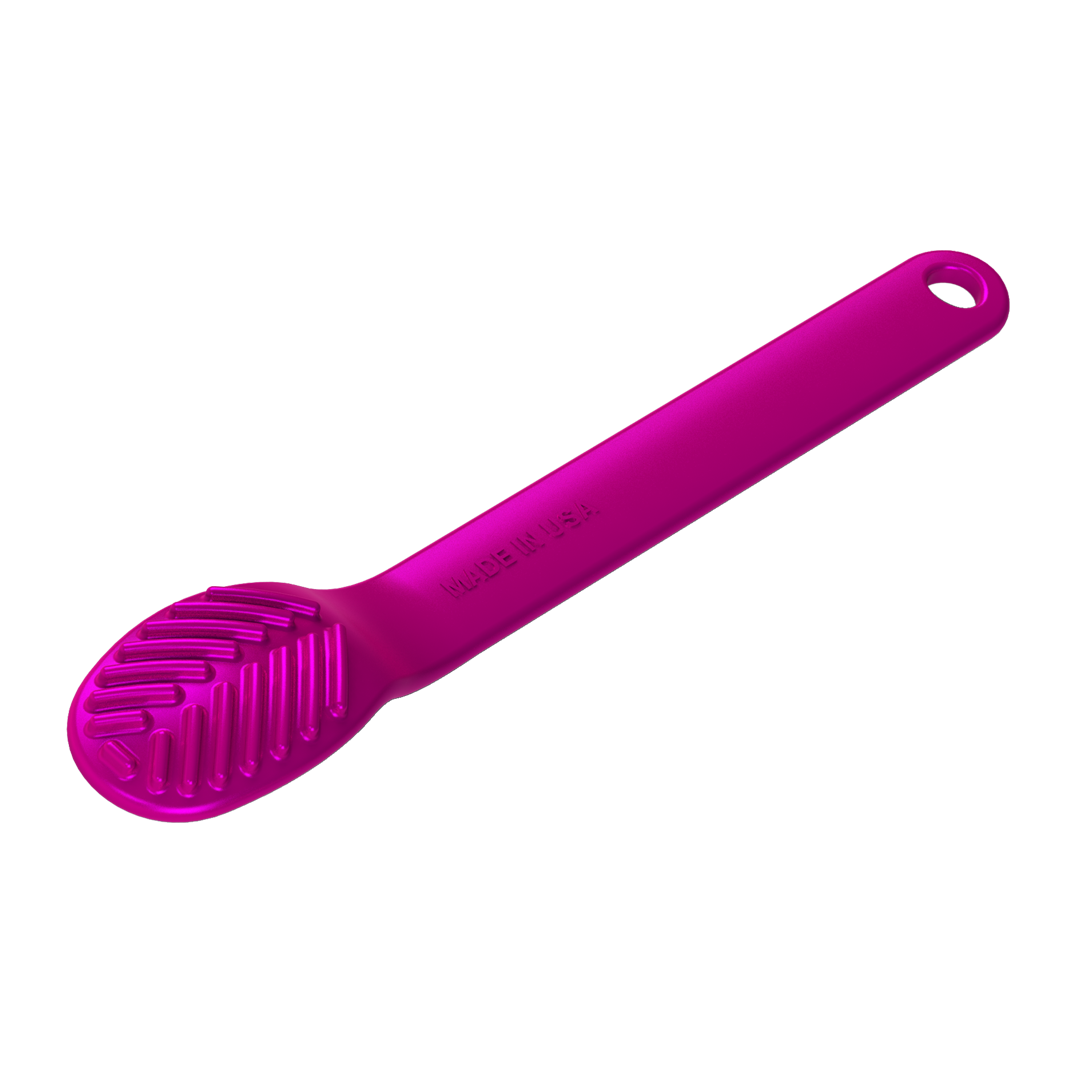 TalkTools® Magenta Spoon - Textured