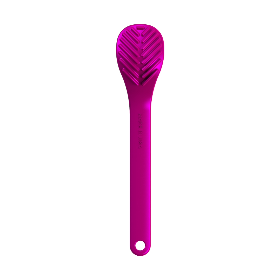 TalkTools® Magenta Spoon - Textured