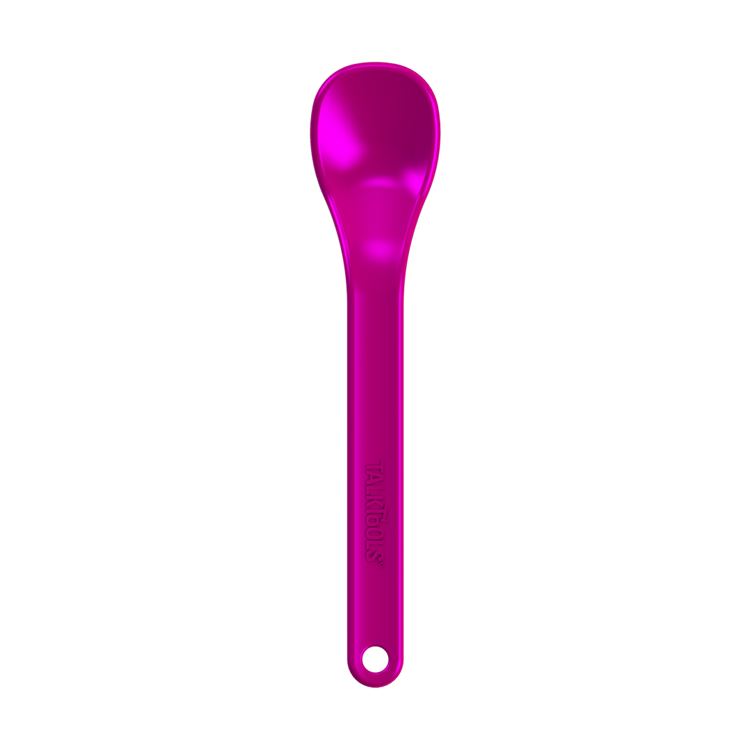 TalkTools® Magenta Spoon - Textured